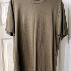 Zara Men’s Crew Neck Olive Shirt